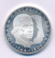 Németország 1994G 10M Ag "Johann Gottfried Herder" T:AU
Germany 1994G 10 Mark "Johan...