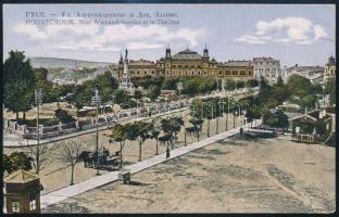 1916 Tábori posta képeslap Linzbe küldve "K.u.K. KRIEGSMARINE S.M.P.B. COMPO"