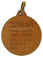 Olaszország 1956. "Nemzetközi Művészi Fotópályázat Arany Medve - Biella városa - Cineclub Biell...