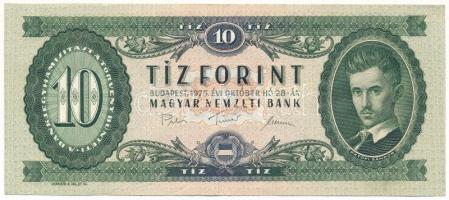 1975. 10Ft "A 124 119895" T:F szép papír Adamo F8