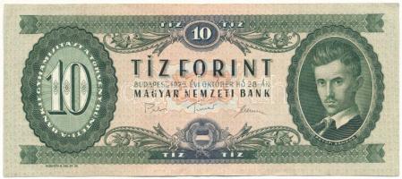 1975. 10Ft "A 109 104975" T:F szép papír Adamo F8