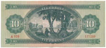 1949. 10Ft "A 809 177289" T:F szép papír
Adamo F3