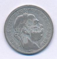 1895KB 1K Ag "Ferenc József" T:F patina
Adamo K5