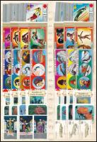 Összeállítás afrikai országok bélyegeiből, 54 db sor jó motívumokkal, 3 A/4-es berakólapon