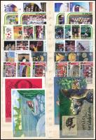 Összeállítás amerikai országok bélyegeiből, 13 db blokk + 15 db sor jó motívumokkal, 2 A/4-es berakólapon