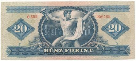 1962. 20Ft "C 355 056485" T:F szép papír
Adamo F13