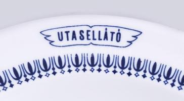 Alföldi utasellátó tál, jelzett, hibátlan, d: 22 cm
