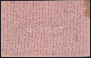 1917 Tábori posta levelezőlap "K.u.K. ETTAPENPOST BELGRAD" , "DETACHEMENT DES K.U.K. ...