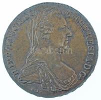 Ausztria 1780SF Tallér Ag "Mária Terézia" utánveret dísztokban T:AU patina Austria 1780SF Thaler Ag "Maria Theresia" restrike in case C:AU patina Krause KM#T1