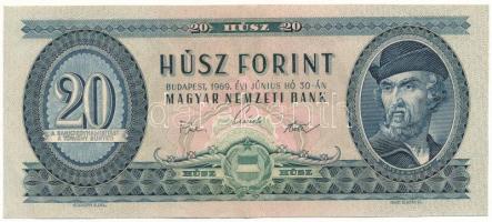 1969. 20Ft "C844 131597" T:F szép papír Adamo F15