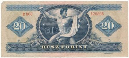 1969. 20Ft "C 866 126886" T:F szép papír
Adamo F15