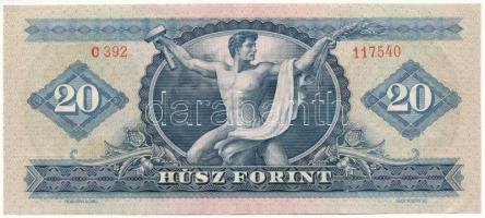 1969. 20Ft "C 392 117540" T:F szép papír
Adamo F15