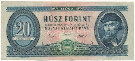 1969. 20Ft "C 397 063183" T:F szép papír Adamo F15
