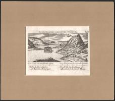 1626 Visegrád és Nagymaros látképe Megjelent: D. Meissner: Thesaurus Philo-politicus . Frankfurt am Main-ban 1626-ban Eredetileg a képek csak a szöveghez, díszítő háttérként szolgáltak. A későbbi kiadásokat azonban már a képek miatt jelentették meg. A monumentális munka összesen 830 képet (köztük több magyar várost, várat) tartalmaz. A metszetek egy-egy közmondást ábrázolnak: "Ha a kalitka egyszer kinyílik a madár mégsem akar kijönni: jól érzi magát a fogságban hiszen a megszokás a legerősebb zsarnok.?"