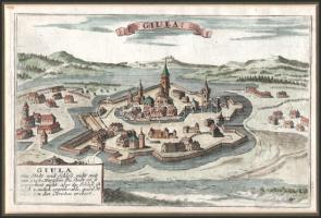 Gyula korabeli, színezett, rézmetszetű látképe

Megjelent: Bodenehr, Gabriel: Das durch den Römisc...