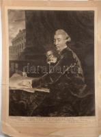 Sir William Chambers, Knight of the Polar Star (K.P.S.) After Sir Joshua Reynolds PRA (1723 - 1792) Rézmetszet. 38x48 cm