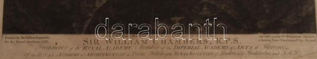 Sir William Chambers, Knight of the Polar Star (K.P.S.) After Sir Joshua Reynolds PRA (1723 - 1792) ...