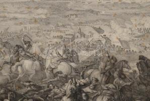 A Turini csata. Edvard Sonne - Paolo Toschi, 2 db acélmetszet, ca 1836 32x22 cm