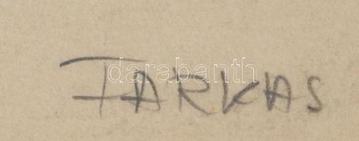 Farkas jelzéssel: Női aktok. Ceruza, papír. Lapszéli kisebb szakadásokkal. 61,5×43,5 cm