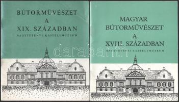 Bútorművészeti katalógusok, 3 db: 
Batári Ferenc: Európai bútorok a XV-XVII. században. Kiállítás a...