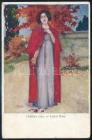 1917 Tábori posta képeslap "K.u.K. ETAPPENPOSTAMT / 348" , "K.u.K. KRIEGSMARINE / DAM...