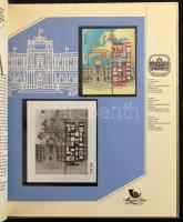 1986 Magyar Bélyegkincstár, benne feketenyomat blokk fekete sorszámmal (min. 10.000)
