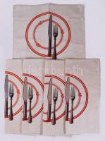 5 darab retro ölterítő