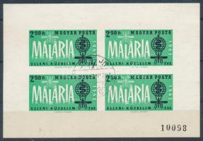 1962 A malária elleni küzdelem éve vágott kisív