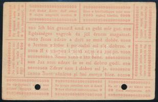 1918 Előnyomott tábori posta levelezőlap "K.u.K. FELDPOSTAMT / 518" , "K.u.K. FELDPOS...