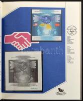 1987 Magyar Bélyegkincstár, benne a speciális feketenyomat blokk zöld sorszámmal (min. 10.000)