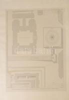 Tetőszerkezetek, ácsszerkezetek, 6 db nagy méretű acélmetszet. Louis-Pierre-Alphonse Bichebois, Augu...