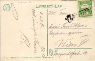 1916 Komárom, Komárno; Törvényszék. Vasúti levelezőlapárusítás 28. sz. - 1915. / court (EK)