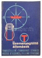 ca 1970 2 db ÁFOR térkép Kis és nagy méret