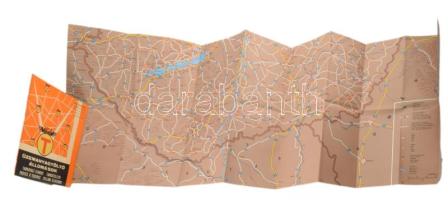 ca 1970 2 db ÁFOR térkép Kis és nagy méret