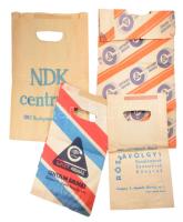 ca 1960 4 db reklámos papírzacskó