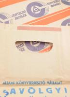 ca 1960 4 db reklámos papírzacskó