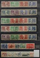 Franciaország összeállítás 12 lapos A4-es berakóban, jobb kiadásokkal / France lot in stockbook with...