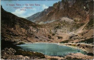 1912 Tátra, Magas-Tátra, Vysoké Tatry; Felkai-tó / Felkaersee / lake (EK)