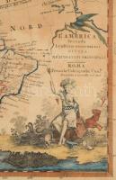 [Amerika és Újzéland térképe. ] 1825 L'America secondo le ultime osservazioni divisa ne' s...