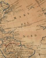 [Amerika és Újzéland térképe. ] 1825 L'America secondo le ultime osservazioni divisa ne' s...