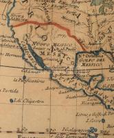 [Amerika és Újzéland térképe. ] 1825 L'America secondo le ultime osservazioni divisa ne' s...