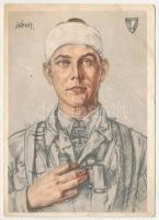 1940 Major Koch / WWII Nazi Germany military art postcard s: W. Willrich (fa)