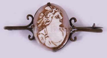 2 darab régi karneol kámea, m: 3 cm alatt