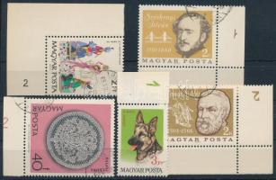 5 klf bélyeg lemezszámos ívszéllel