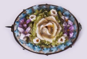 2 darab régi bross, h: 6,5 cm alatt