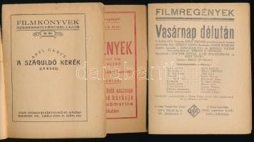 Abel Gance: A száguldó kerék. Filmkönyvek 38. sz. Bp., 1924, Jókai, 48 p. Kiadói papírkötés, kissé f...