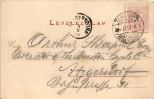 1898 Magyar paraszt. Rigler J. E. r.-t. 3031. / Ungarischer Bauer / Hungarian folklore, peasant. lit...