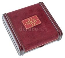 Lebó Ferenc (1960-) 1997. "MKB - Magyar Külkereskedelmi Bank Rt." jelzett Ag emlékérem dís...