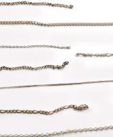 Zömmel ezüst (Ag) láncdarab tétel, 31g