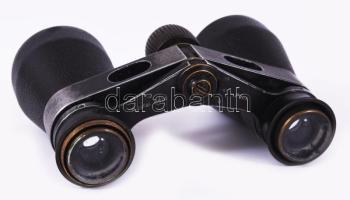 Budai Béla Pécs távcső, jelzett, 11x6,5 cm